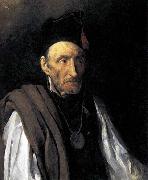 Theodore   Gericault Man with Delusions of Military Command Sweden oil painting artist